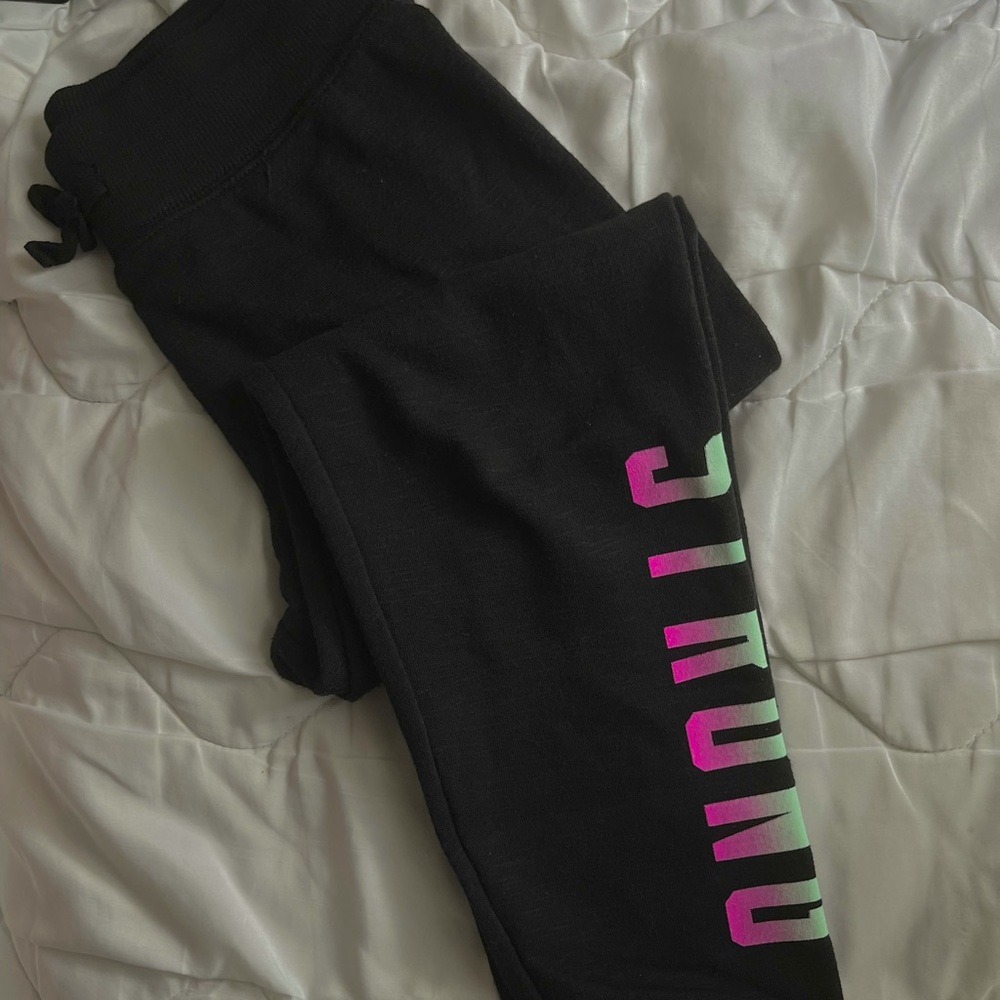 Girls Black Sweatpants